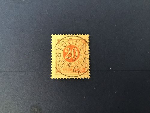 FACIT NR 33 LYXSTÄMPLAT STOCKHOLM LGL