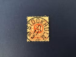 FACIT NR 33 praktstämplat STOCKHOLM C Snedcentrerat märke