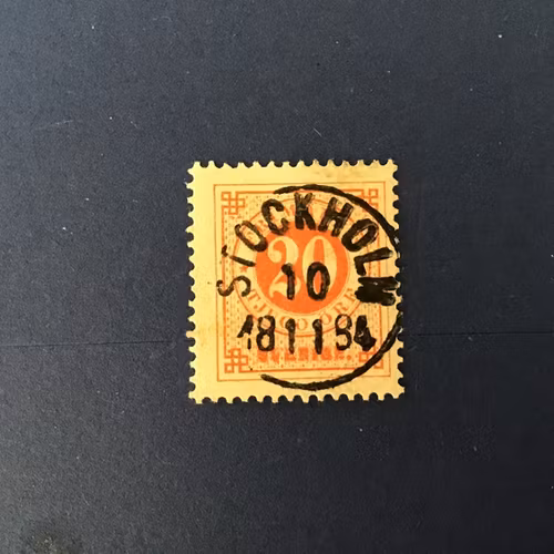 FACIT NR 33 LYXSTÄMPLAT STOCKHOLM