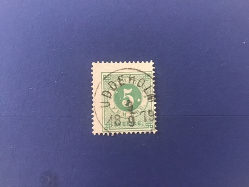 FACIT NR 30 LYXSTÄMPLAT UDDEHOLM VITA FLÄCKAR I RING