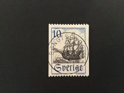 BRUKSFRIMÄRKEN facit nr 613 A LYXSTÄMPLAT BENGTSFORS 1