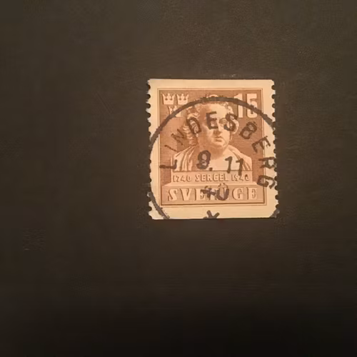 SERGEL 1940 facit nr 326 A PRAKTSTÄMPLAT LINDESBERG