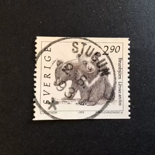 VILDA DJUR 2 facit nr 1773 A PRAKTST STUGUN