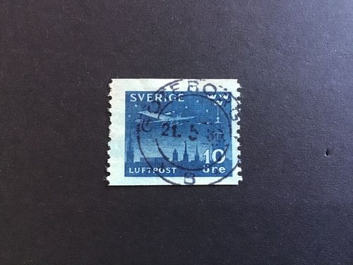NATTPOSTFLYG facit nr 231 PRAKTST GÖTEBORG