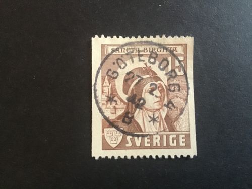 S:A BIRGITTA facit nr 335 A Praktstämplat GÖTEBORG 4