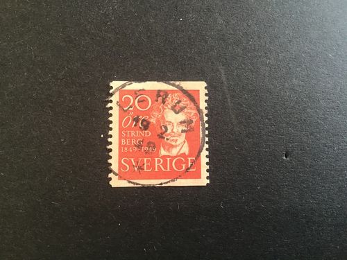 AUGUST STRINDBERG facit nr 385 A LYXST LERUM