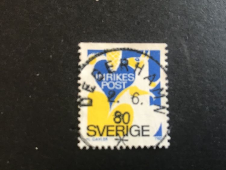 RABATTMÄRKE II facit nr 1122 B1 LYXST DEGERHAMN