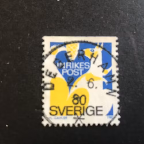 RABATTMÄRKE II facit nr 1122 B1 LYXST DEGERHAMN