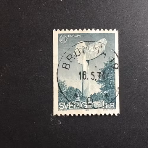 EUROPA III facit nr 868 lyxstämplat BROMMA 19