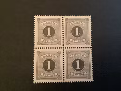 LÖSEN T 13 OSTÄMPLAT4-BLOCK, facit nr L 11