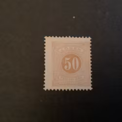 LÖSEN T 13 OSTÄMPLAT MÄRKE, facit nr L 19