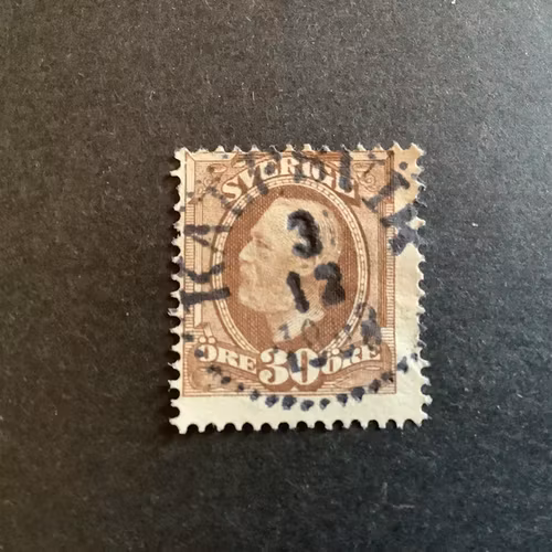 FACIT NR 58 LYXSTÄMPLAR KALFSVIK