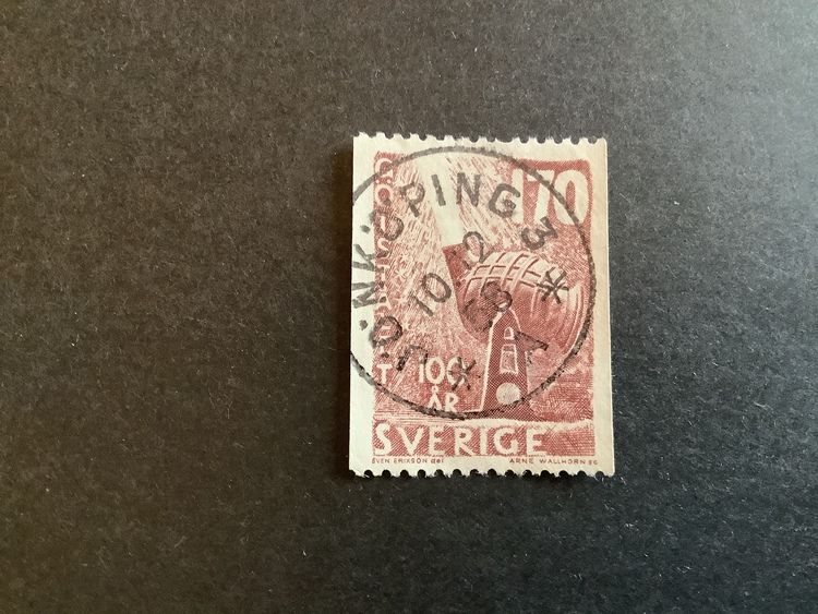 GÖTSTÅLET facit nr 496 PRAKTSTÄMPLAT JÖNKÖPING 3