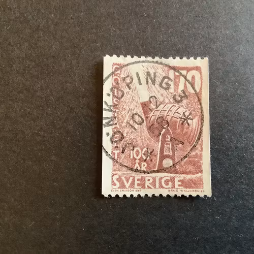 GÖTSTÅLET facit nr 496 PRAKTSTÄMPLAT JÖNKÖPING 3