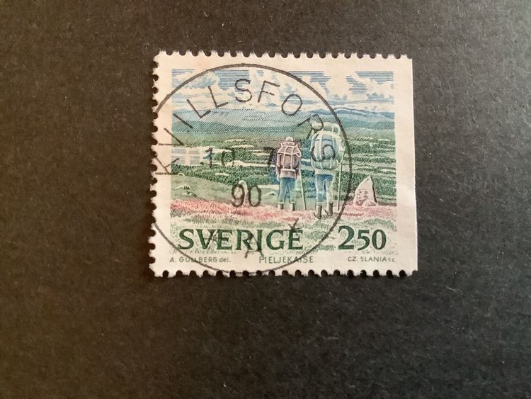 NATIONALPARKER 2 1990 facit nr 1600 LYXST KVILLSFORS