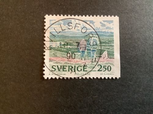 NATIONALPARKER 2 1990 facit nr 1600 LYXST KVILLSFORS