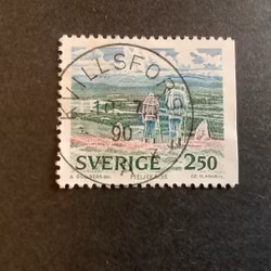 NATIONALPARKER 2 1990 facit nr 1600 LYXST KVILLSFORS