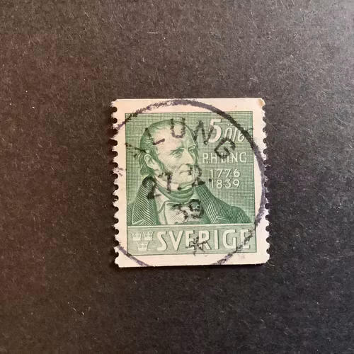 LING facit nr 318 A PRAKTST MALUNG