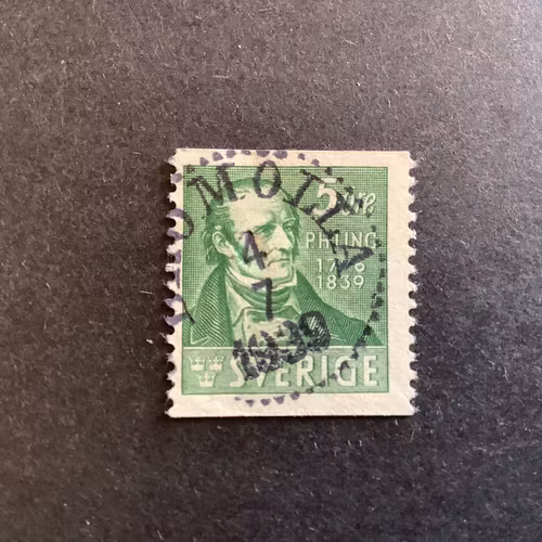 PH LING facit nr 318 A  PRAKTST BROMÖLLA