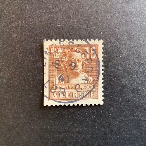 SERGEL facit nr 326 B1 PRAKTST LINDESBERG