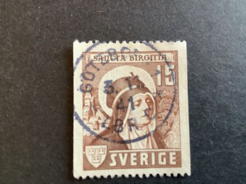 SANCTA BIRGITTA 1941 facit nr 335 A PRAKTST GÖTEBORG 1