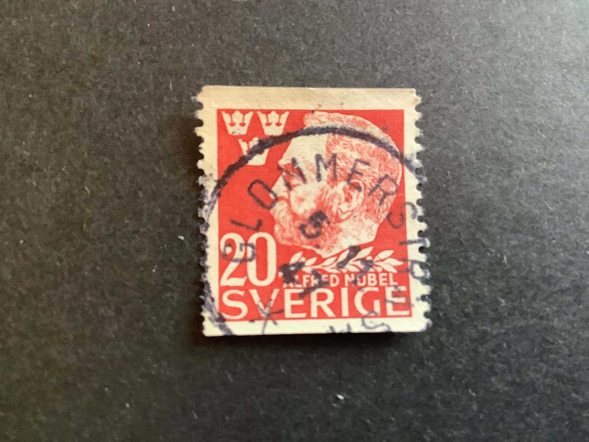 NOBEL 1946 facit nr 372 A PRAKTST GLOMMERSTRÄSK