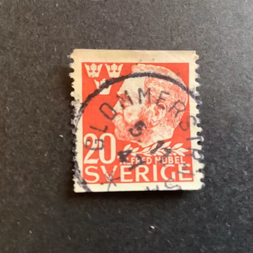 NOBEL 1946 facit nr 372 A PRAKTST GLOMMERSTRÄSK