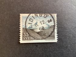 FJÄLLET 1967 facit nr 599 A PRAKTST LIDINGÖ 3