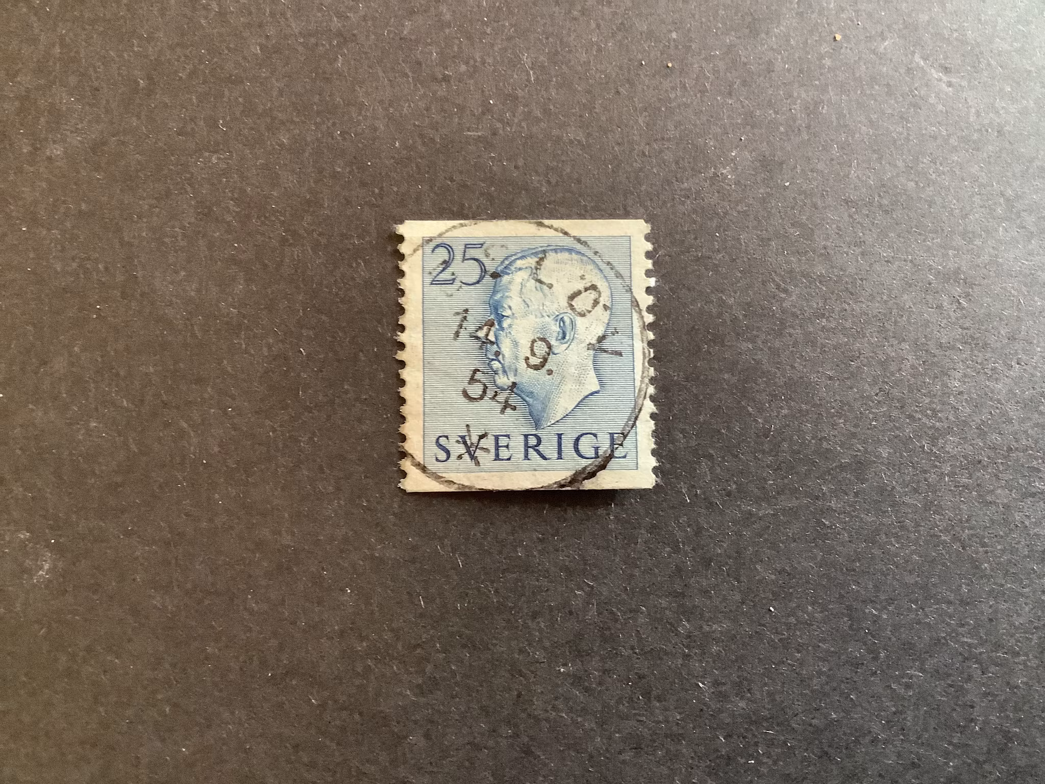 GUSTAF VI ADOLF TYP I facit nr 406 A PRAKTST ESLÖV