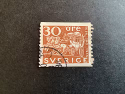 POSTVERKET 300 ÅR STÄMPLAT MÄRKE facit nr 251