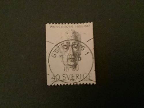 PRINS EUGEN facit nr 566 A LYXSTÄMPLAT GÖTEBORG 1