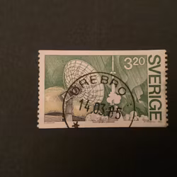 SATELIPROJEKT VIKING facit nr 1323 PRAKTST ÖREBRO 1