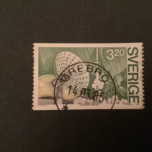 SATELIPROJEKT VIKING facit nr 1323 PRAKTST ÖREBRO 1