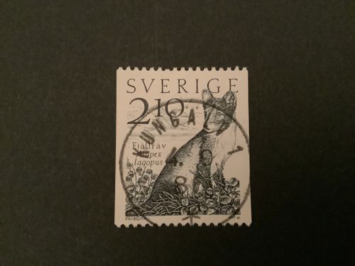 FJÄLLRÄV 1983 facit nr 1265 LYXST KUNGÄLV 1