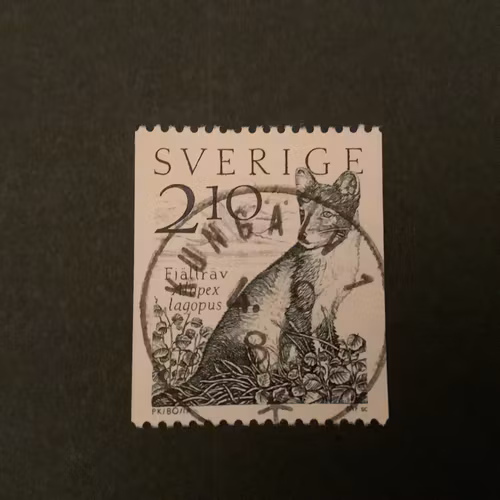FJÄLLRÄV 1983 facit nr 1265 LYXST KUNGÄLV 1