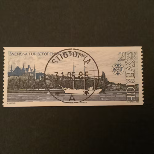 Svenska turistföreningen facit nr 1358 lyxstämplat STIGTOMTA