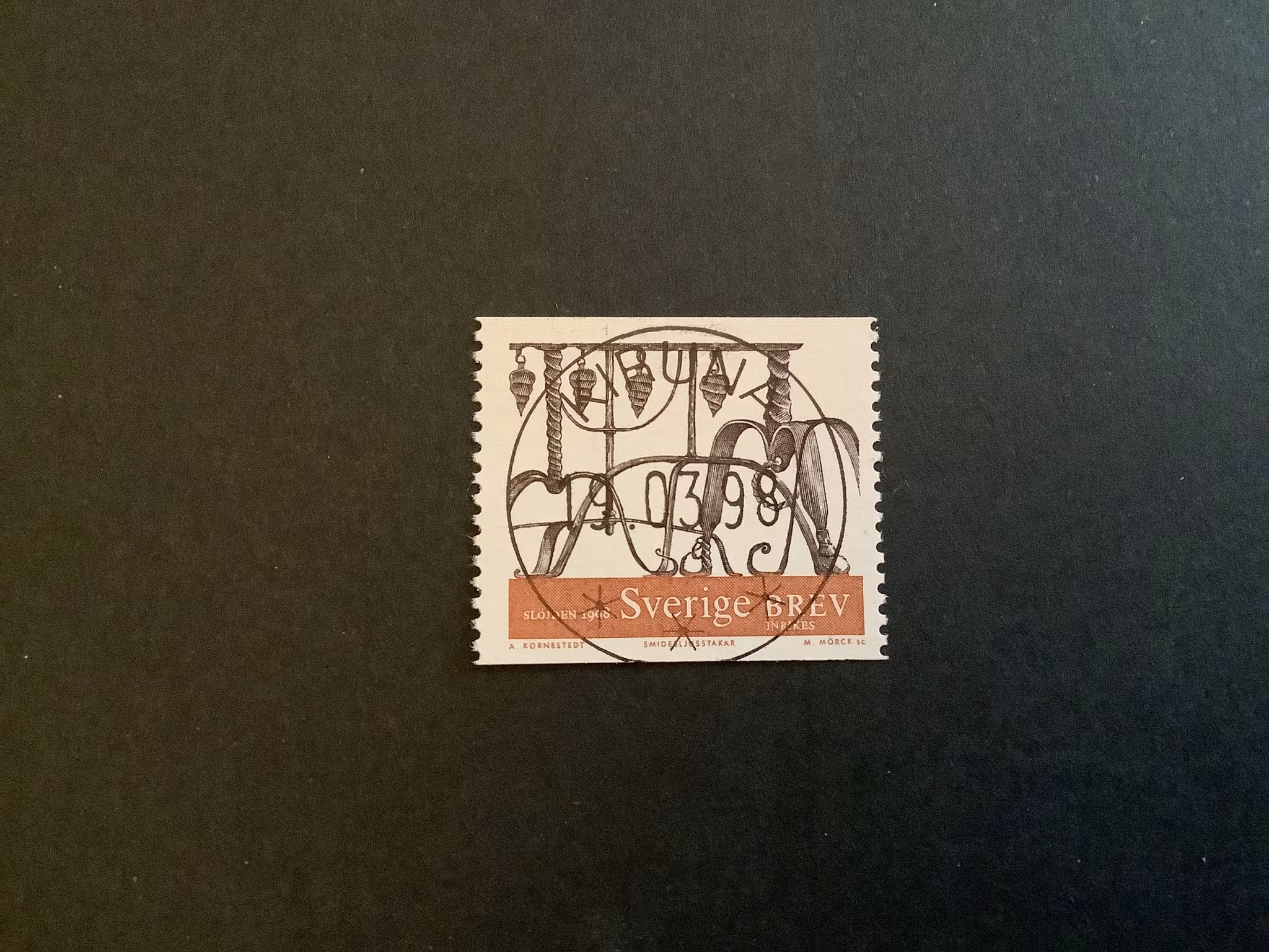 HEMSLÖJD facit nr 2057 lyxstämplat KIRUNA