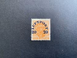 FLYGPOSTFRIMÄRKE facit nr 137 POSTFRISKT märke