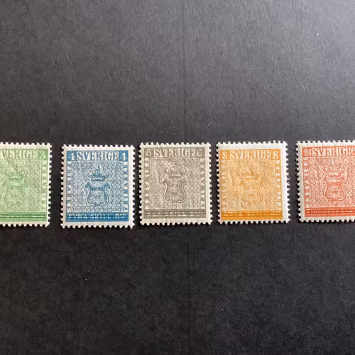 STOCKHOLMIA 55 facit nr 471-475 POSTFRISK SERIE