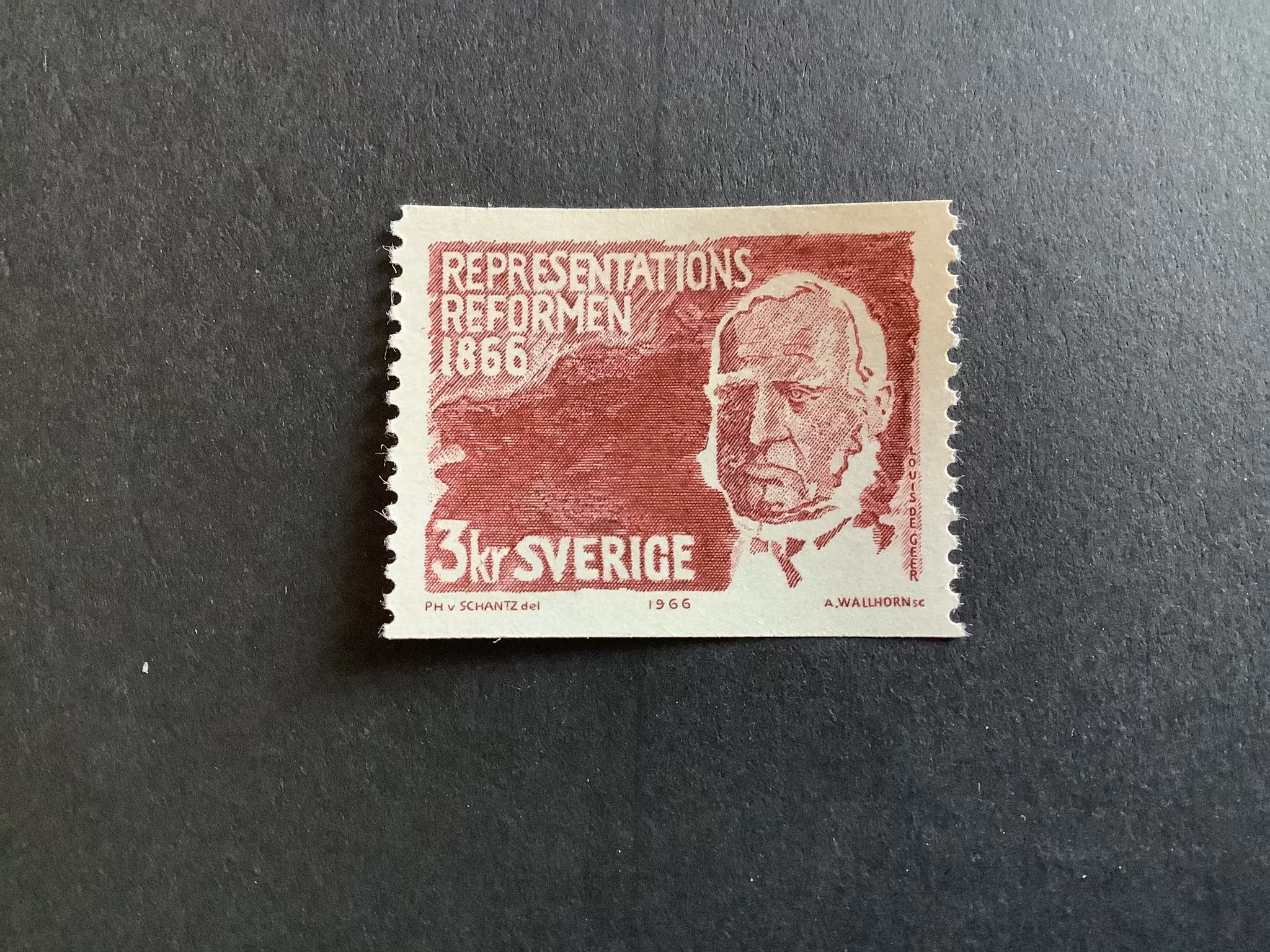 TVÅKAMMAR riksdagen  facit nr 581 POSTFRISKT MÄRKE