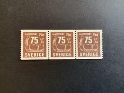 HÄLLRISTNINGAR facit nr 463 POSTFRISKT 3-STRIP