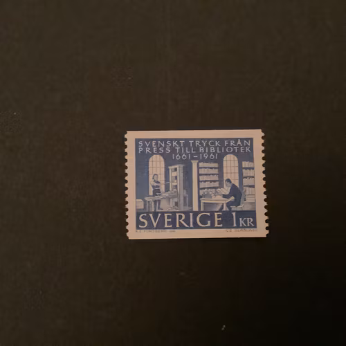 KUNGLIGA BIBLIOTEKET facit nr 527 POSTFRISKT MÄRKE