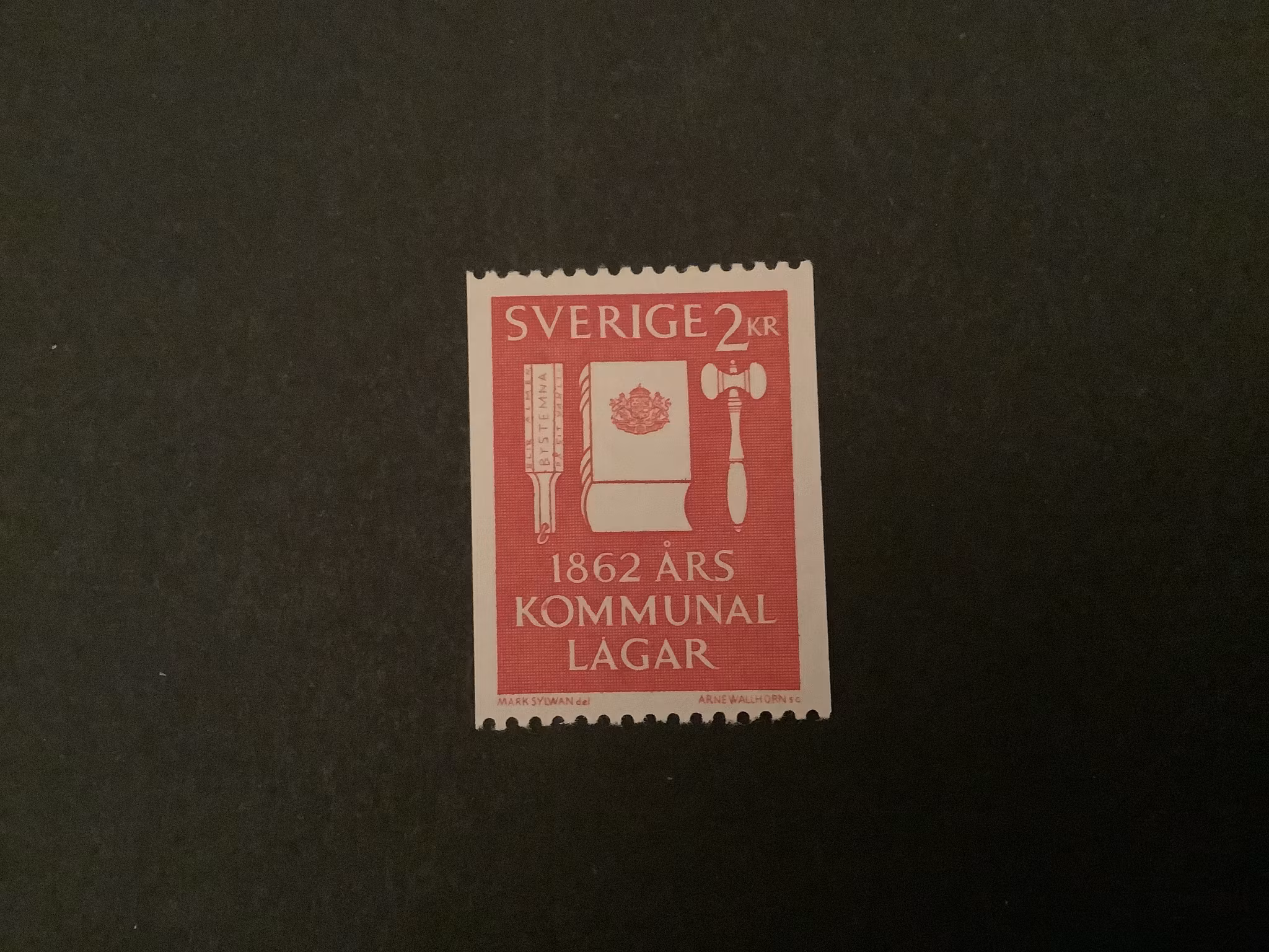 KOMMUNALLAGARNA 100 ÅR facit nr 535 POSTFRISKT MÄRKE