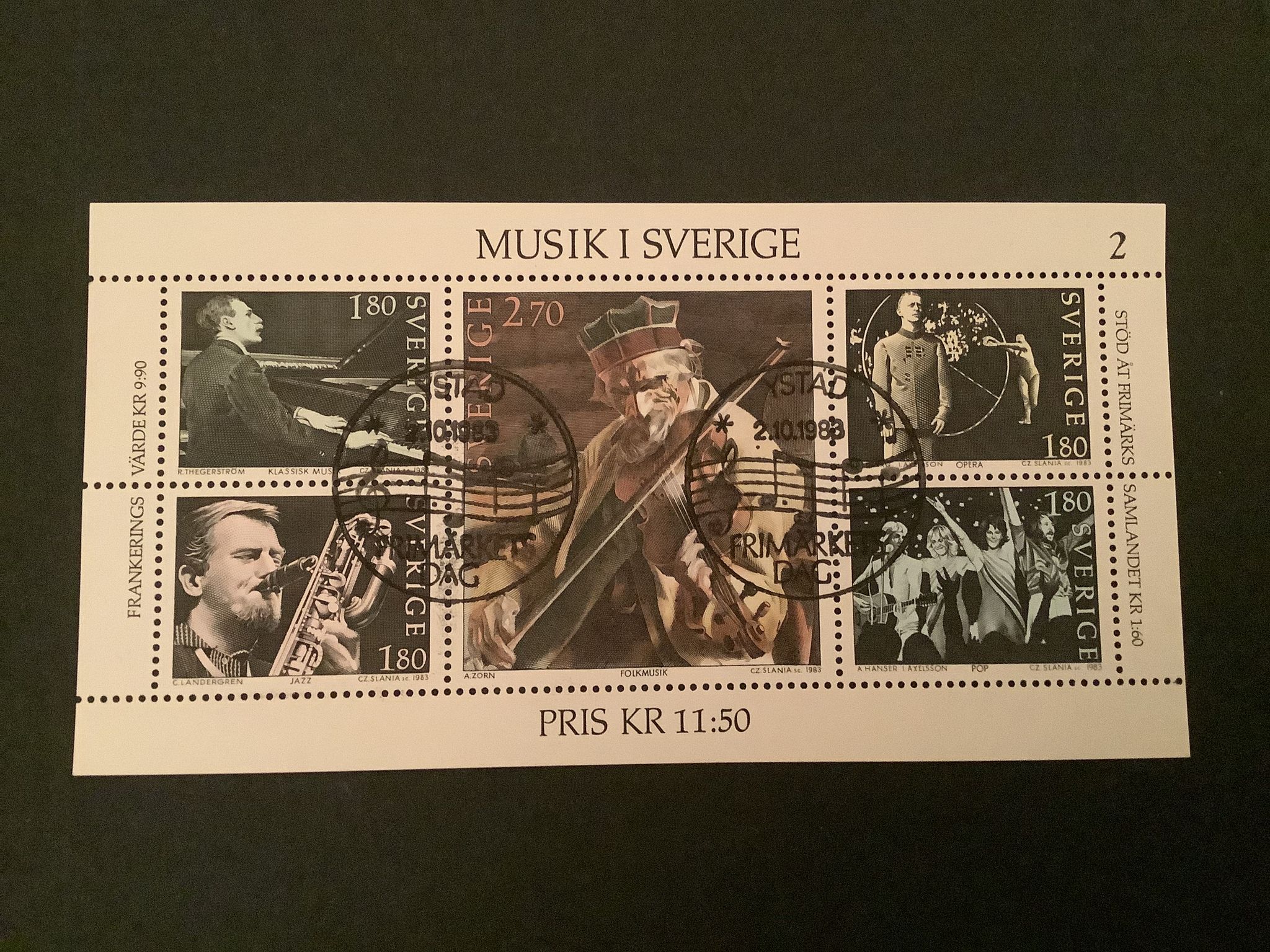 MUSIK I SVERIGE LYXST BLOCK YSTAD
