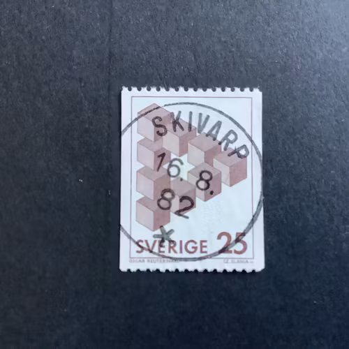 OMÖJLIGA FIGURER facit nr 1199 PRAKTST SKIVARP