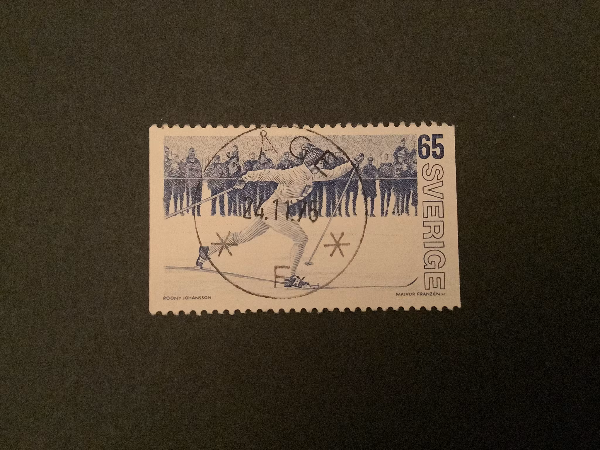 VM SKIDOR facit nr 857 LYXST KÅGE