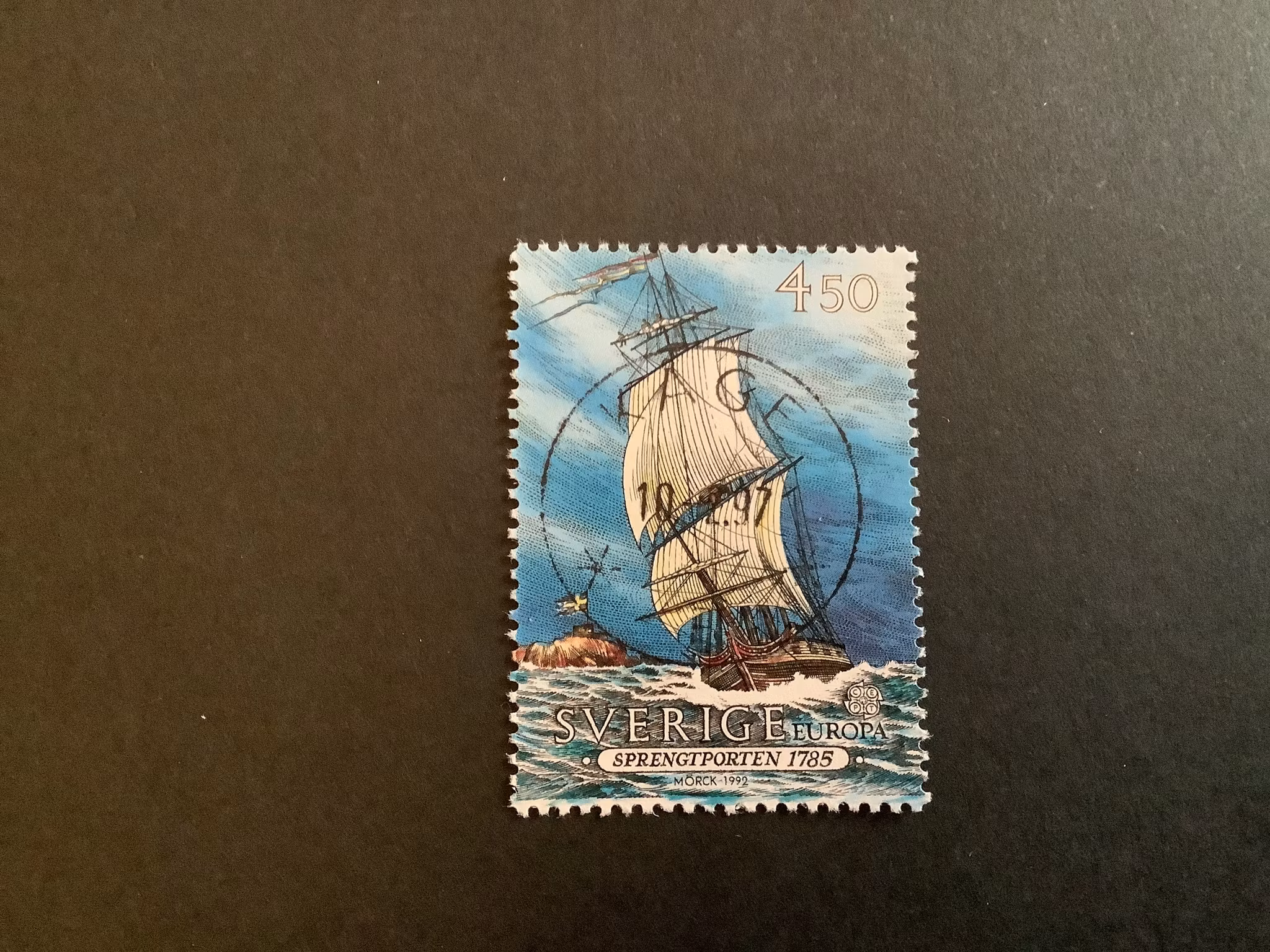 EUROPA XXI 1992 facit nr 1729 LYXST KÅGE