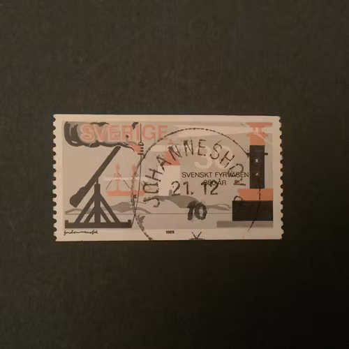 SVENSKT FYRVÄSEN facit nr 679 praktstämplat JOHANNESHOV