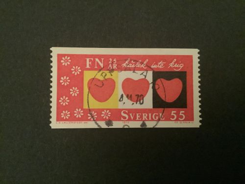 FN 25 ÅR facit nr 709 A1 LYXST UPPSALA 19