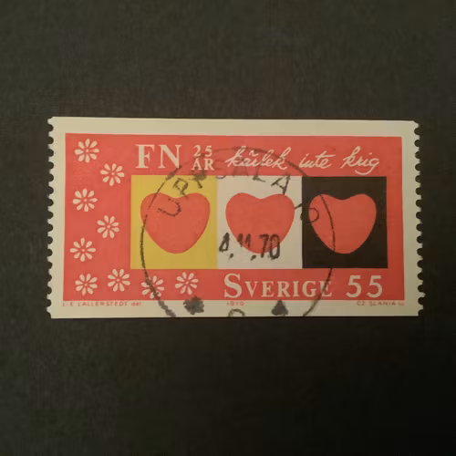 FN 25 ÅR facit nr 709 A1 LYXST UPPSALA 19